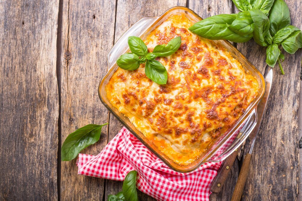 Lasagne wegetariańska z cukinią i bakłażanem
